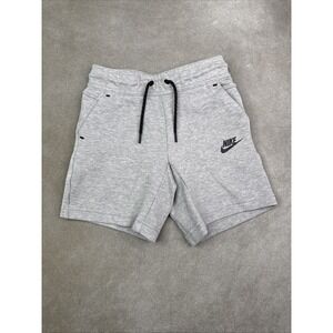 Nike Tech Fleece shorts Kids Size Small Gray